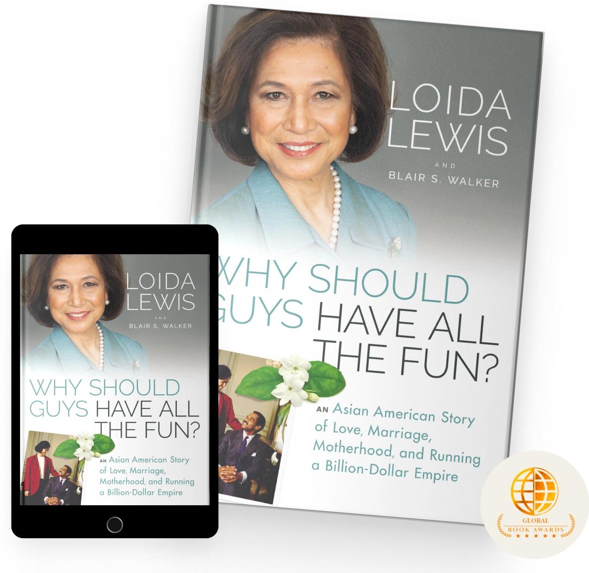 Mockups of ebook and book entitled "Why Should Guys Have All The Fun?"